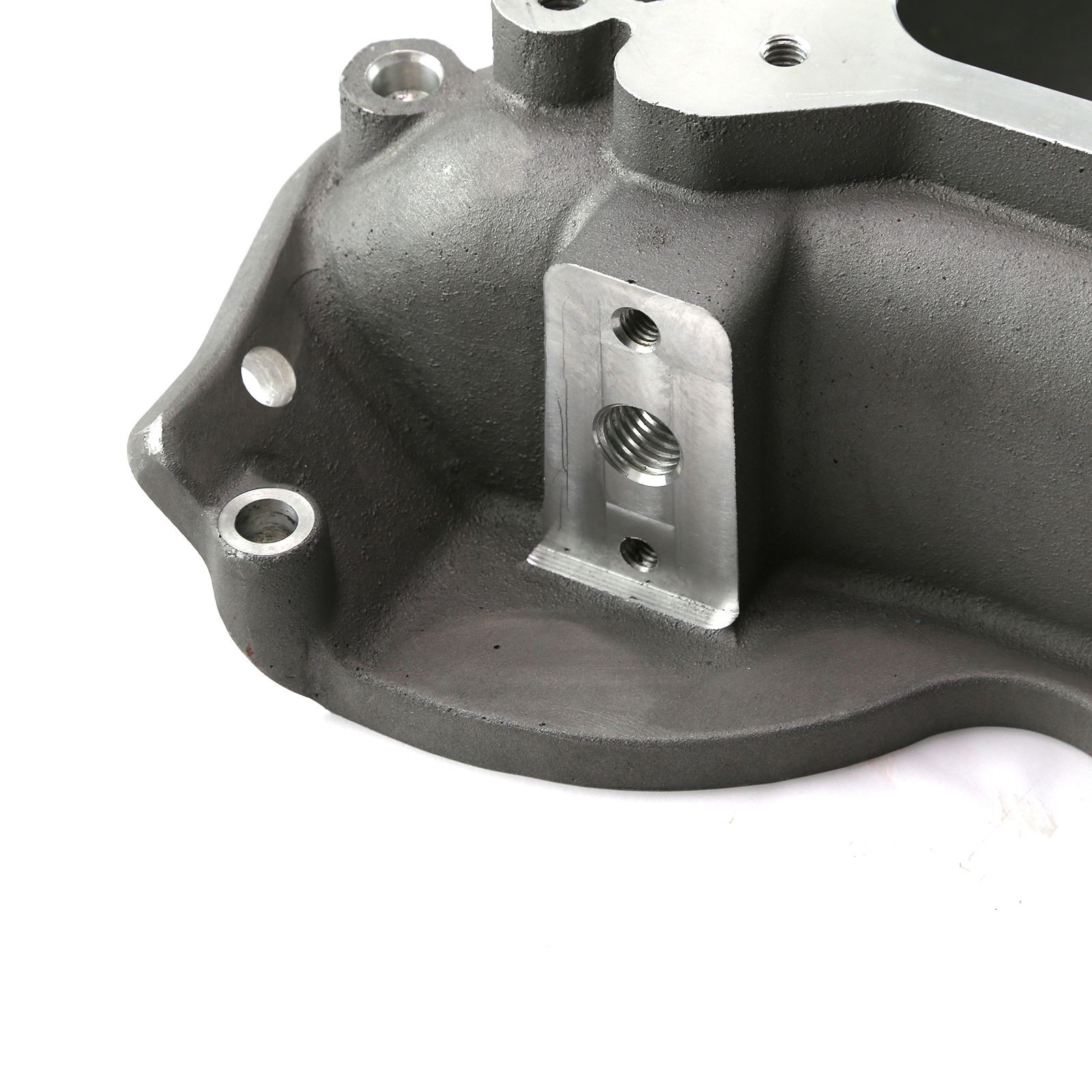 Ford BBF 429 460 Big Block Satin Open Intake Manifold w/Dual Carb