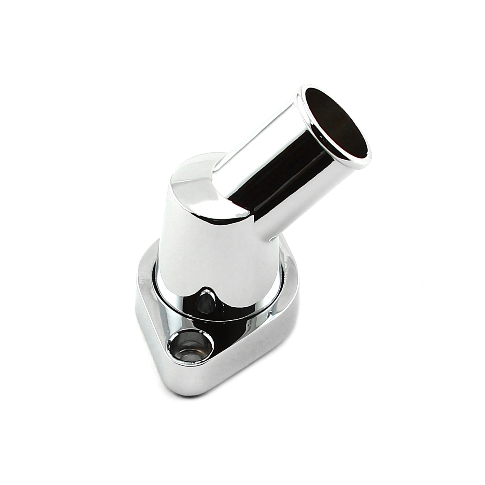 Chevy SBC 350 45 Degree Swivel Aluminum Thermostat Housing Water Neck