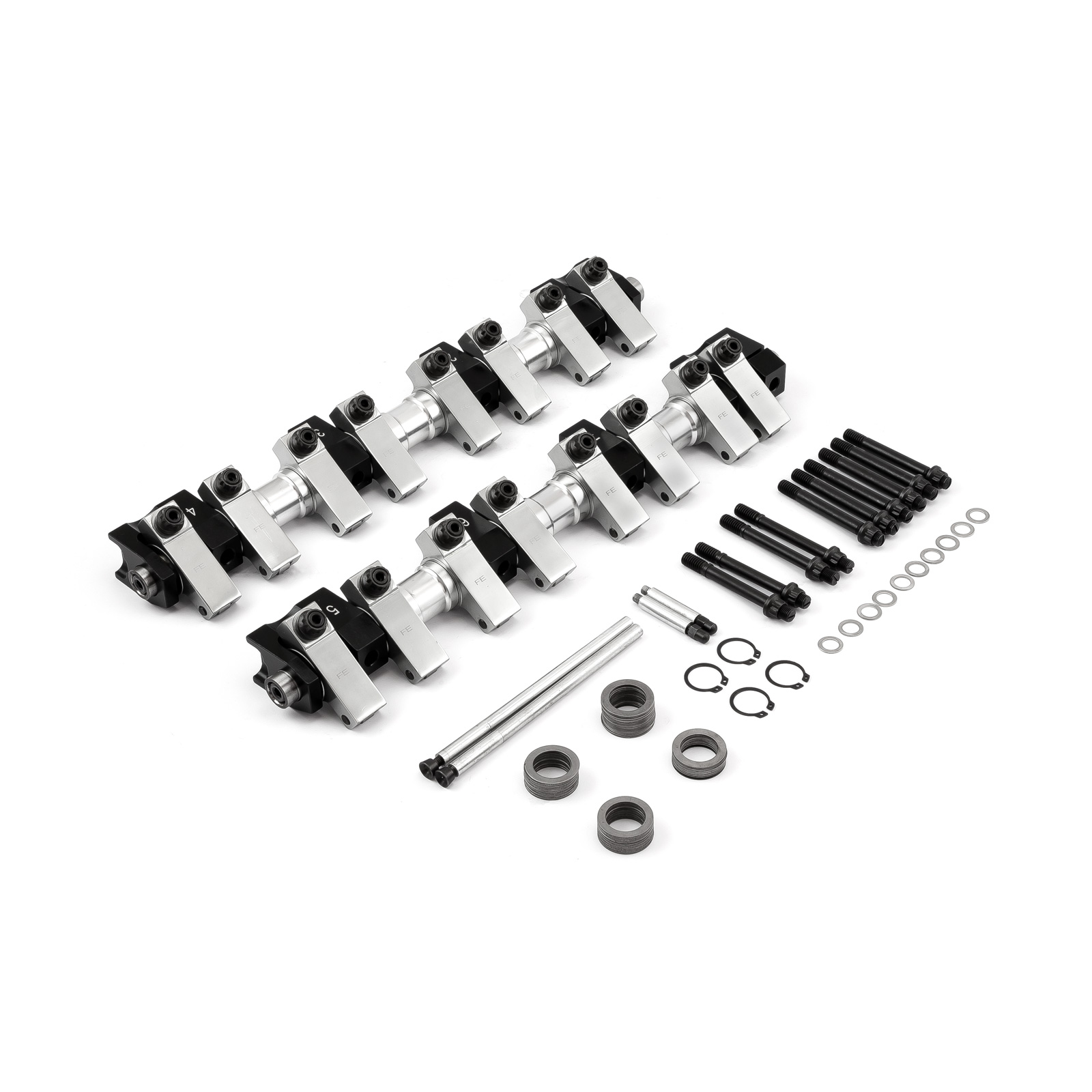 FORD FE 390428 Shaft Mount 1.76 Ratio Aluminum Rocker Arms (With