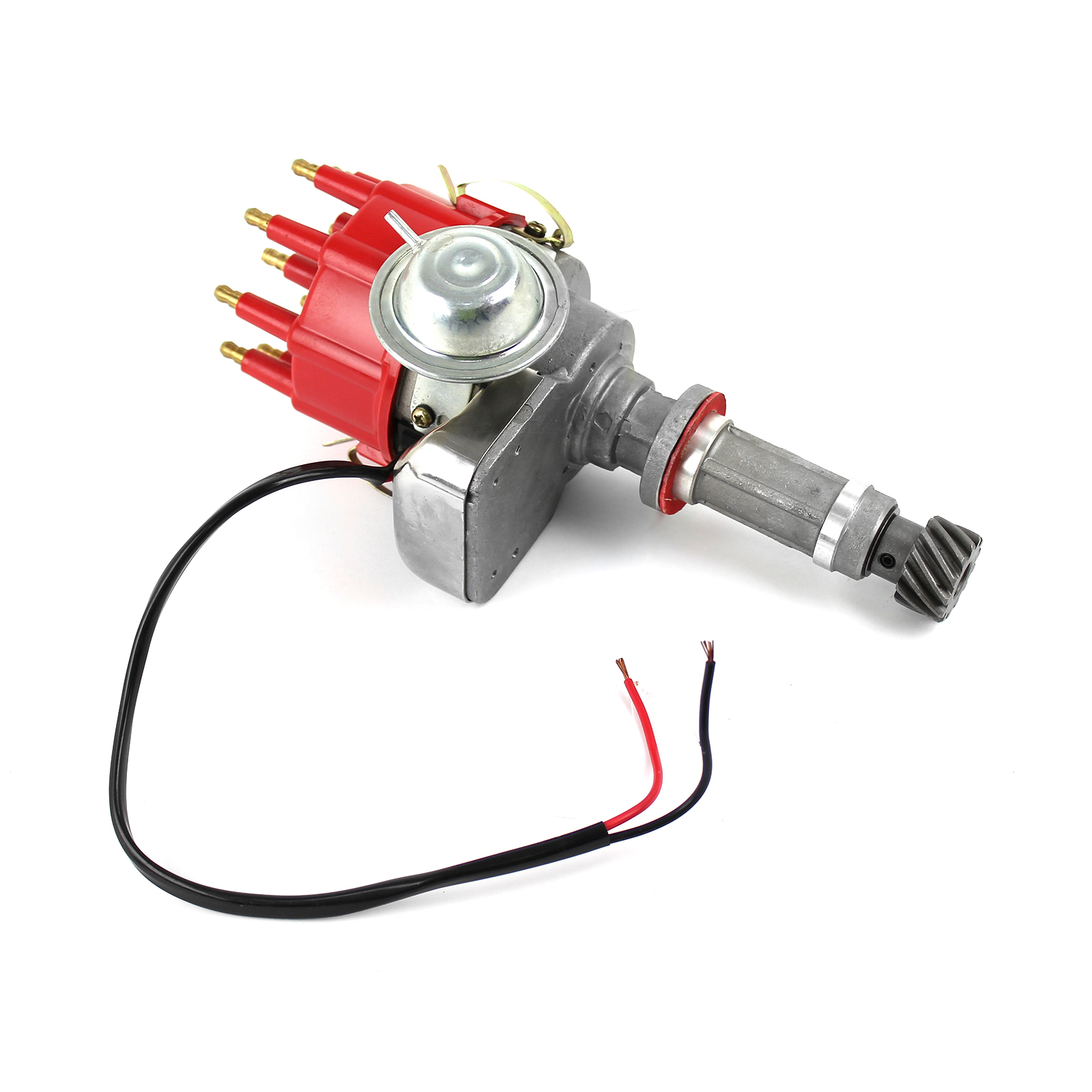 Holden 253 304 308 Ready to Run Electronic Distributor (Vacuum) Red Cap