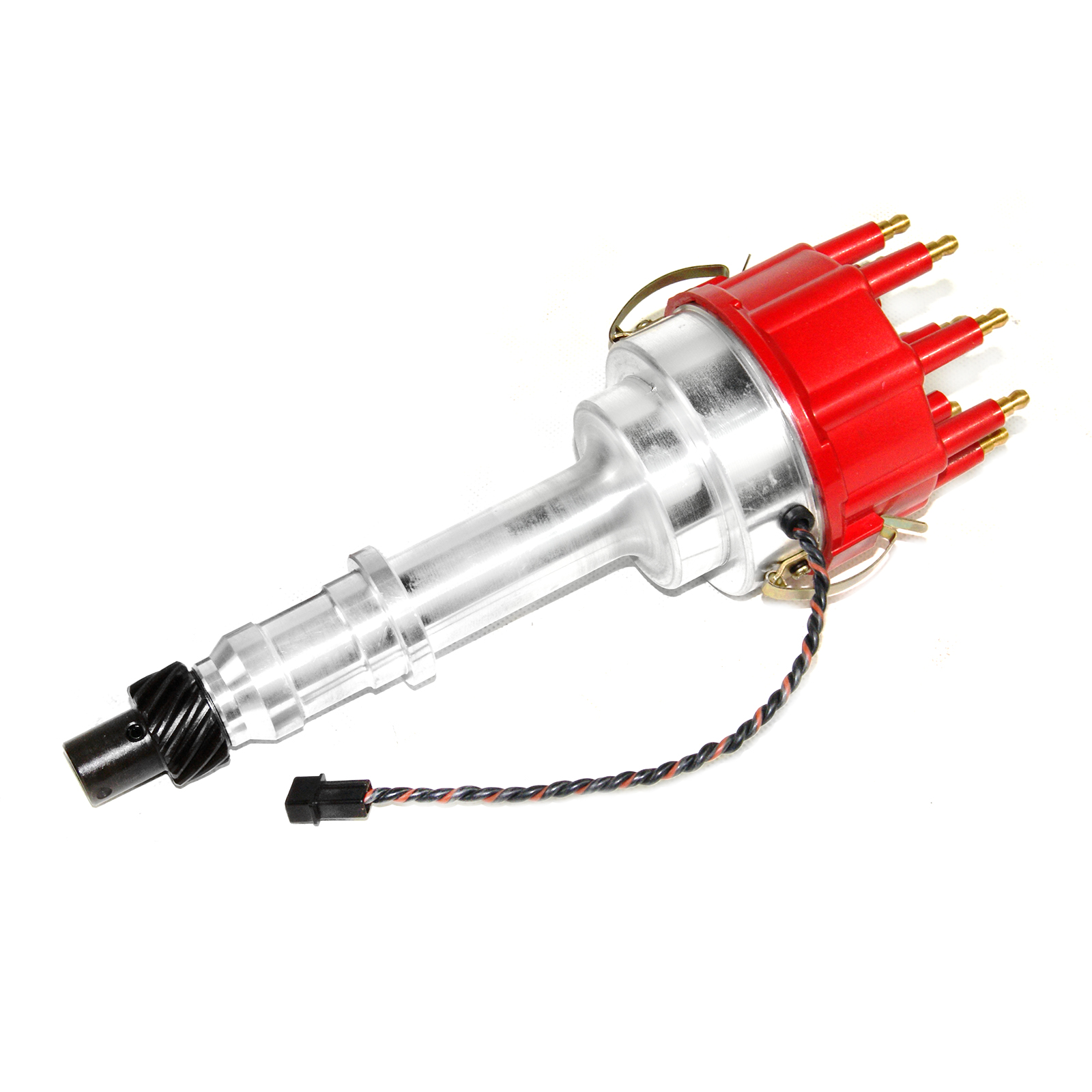 Pontiac 326 400 455 Race Pro Billet Aluminum Distributor Red Cap