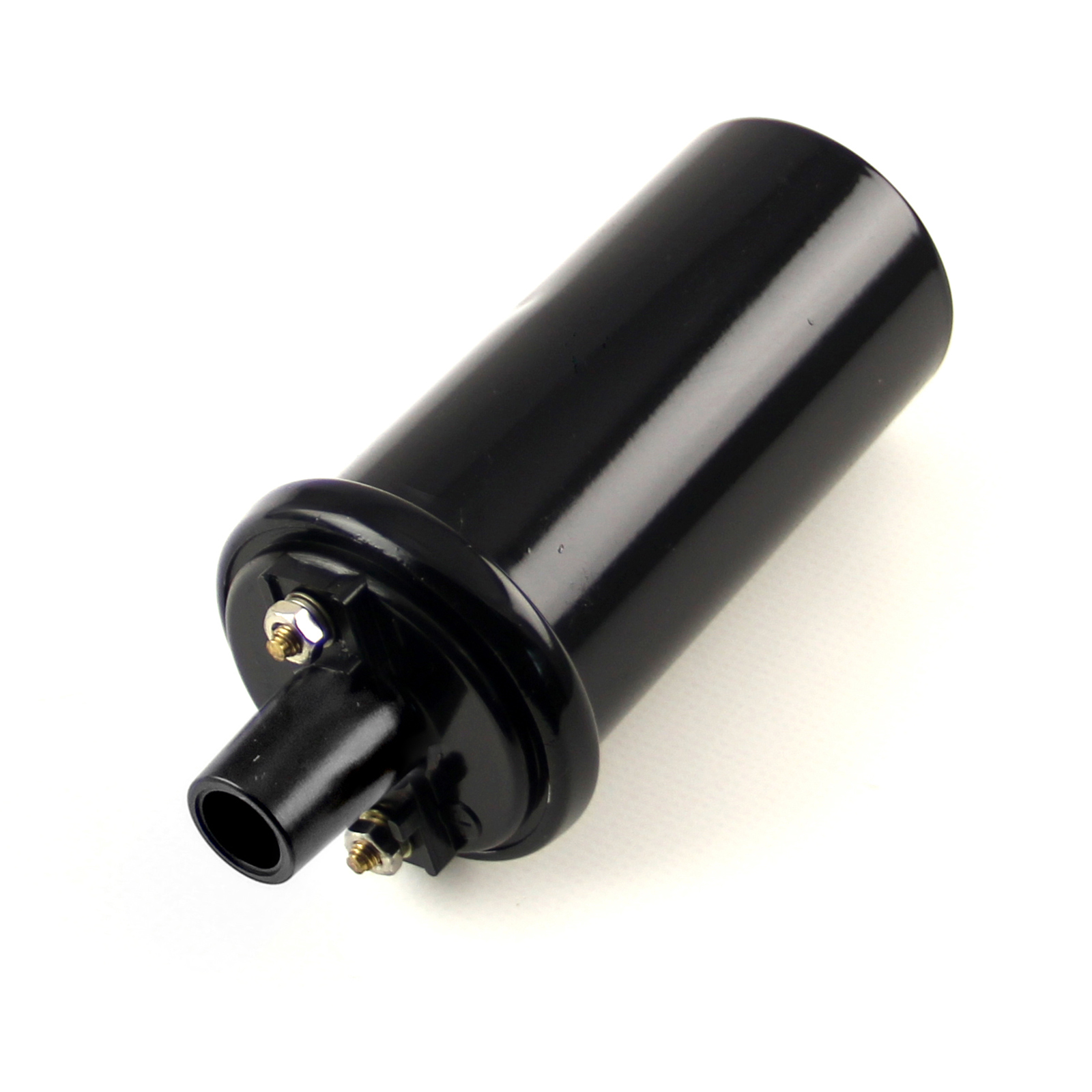 12V Electronic Round Oil Filled Female Round Canister Ignition Coil Black eBay