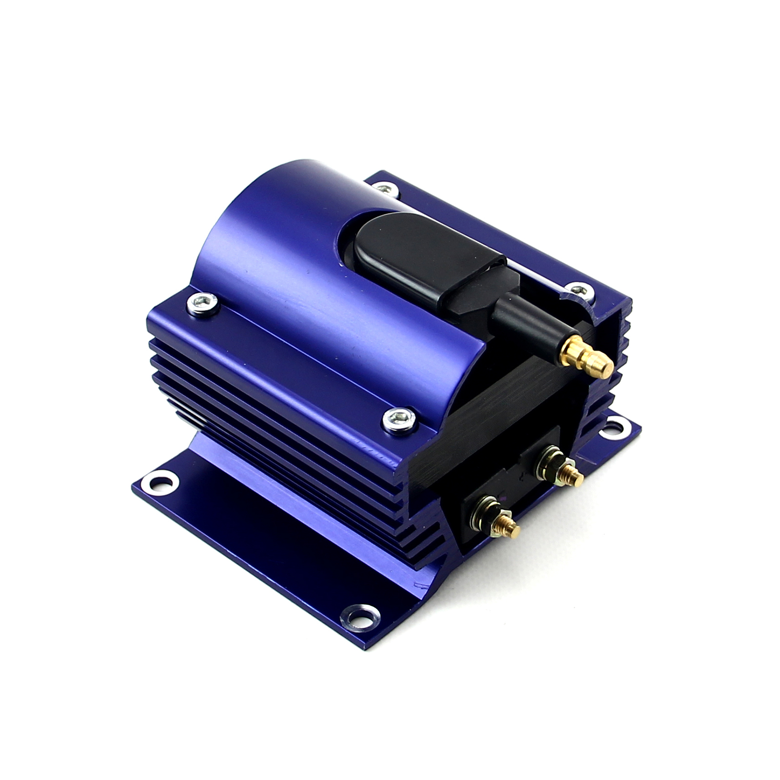 Universal Pc91 12V High Output Ext Male ECore Ignition Coil Round Edition Blue eBay