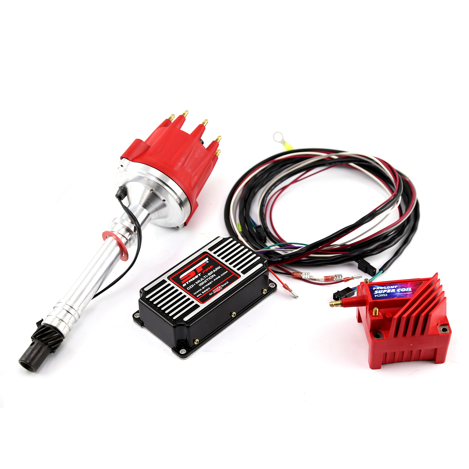 Chevy SBC 350 BBC 454 Pro Billet Distributor MSD CDI 5520 Ignition